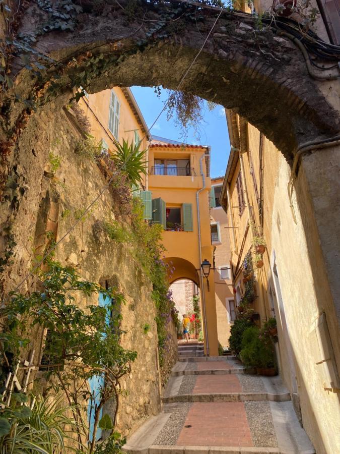 Vieux Chateau, Vue Mer Apartman Menton Kültér fotó